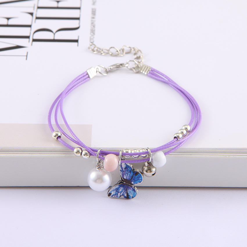 Purple butterfly pearl [independent packaging]]