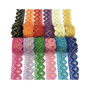 Wholesale New Design Bridal Lace <strong>Border</strong> Trim Exquisite Embroidery Lace Trim - Product Image 1