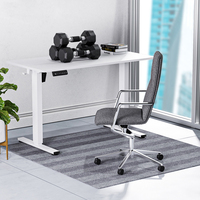 Table basse électrique de luxe moderne sur pied Mobilier de bureau design d'intérieur Bureau commercial en métal Hauteur réglable Ordinateur pas cher
