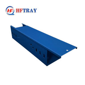 รางเคเบิลสแตนเลสเคลือบผงสีน้ำเงิน ขนาด 300 มม. ทนการกัดกร่อนสำหรับงานอุตสาหกรรม ผลิตตามสั่ง มีหลายสีให้เลือก - Product Image 3