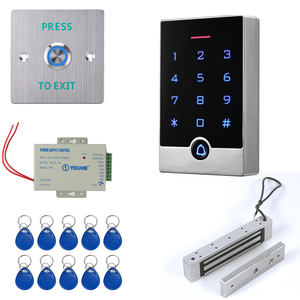Intelligent <strong>Access</strong> Combination Includes Power Supply <strong>Fingerprint</strong> Card <strong>Access</strong> <strong>Control</strong> IP68 Switch 180kg Electromagnetic Lock - Product Image 1