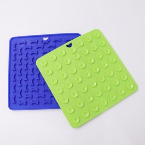 Venta caliente al por mayor de la fábrica de hueso diseño de succión de silicona fuertes lento, <span class=keywords><strong>perro</strong></span>, alimentador del lamer Pad - Product Image 6