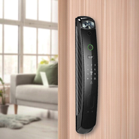 Videoportero Inteligente con Reconocimiento Facial 3D Biométrico y Wifi, Sistema de Seguridad para el Hogar, Cerradura Inteligente para Villa