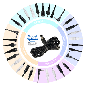 Câble d'extension DC5525 mâle-femelle de 5 mètres, conducteur en cuivre nu 20AWG, cordon d'alimentation pour projecteurs - Product Image 6