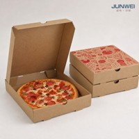 Boîtes à pizza en gros, résistantes à la graisse, en carton ondulé, pour restaurants italiens