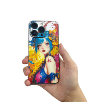 Mini imprimante thermique sans encre pour autocollants photo, compatible avec un traceur de découpe pour créer des skins de téléphone personnalisés.