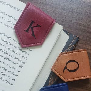 Handmade Magnetic <b>Bookmarks</b> PU Leather Magnetic <b>Bookmark</b> Perfect Reader <b>Gift</b> for Booklover - Product Image 3