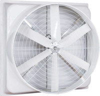 Ventilateur d'extraction mural industriel à grand volume d'air en PRV, ventilateur de refroidissement électrique en fibre de verre OEM/ODM