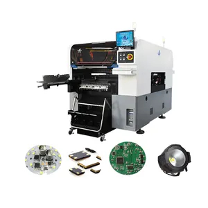 SMT Pick and Place Machine 0201 Component PCB Assembly Machinery LED Production Line