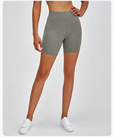 Shorts de cycliste taille haute pour femme, effet ventre plat et rehaussement des fesses, extensibles, pour l'été, la course, le fitness et le yoga, 3 pouces – Grande Vente