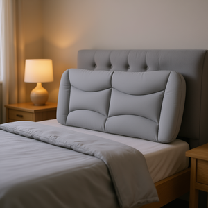 Cojín de Cabecera Alihome International de 53.9 Pulgadas de Ancho, Almohada de Reposo para Cama, Gris, Poliéster, Acolchado, Rectangular - Product Image 2