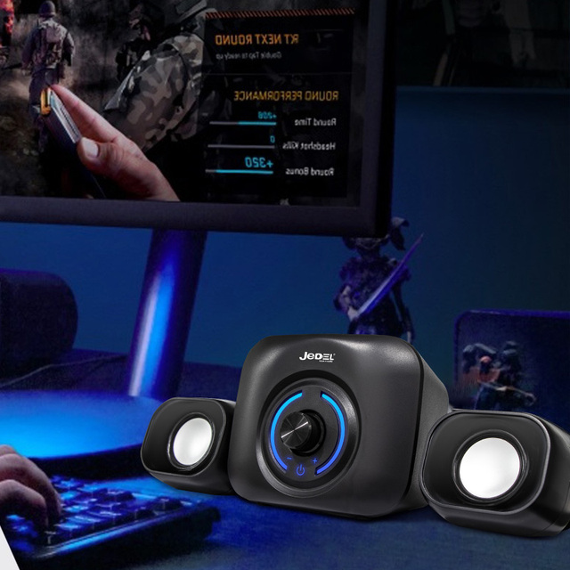 2.1mini Music Speaker 5W+3W*2 Use for Computer/TV/party