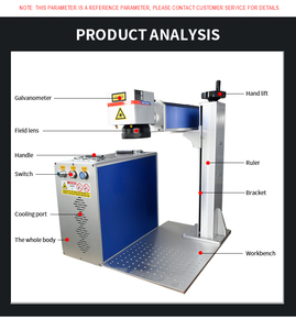 Hot-bán Nhà Máy Giá sợi <span class=keywords><strong>Laser</strong></span> đánh dấu máy hỗ trợ ai DXF DWG định dạng 20W-100W Công suất <span class=keywords><strong>laser</strong></span> dễ dàng hoạt động cho kim loại mới - Product Image 5