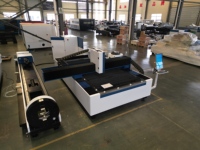 Machine de découpe laser à fibre 3015ST de type portique pour plaques et tubes, intégrée, avec contrôle Cypcut