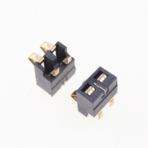 Connettori a compressione a molla da <span class=keywords><strong>2</strong></span>,5 mm passo <span class=keywords><strong>2</strong></span> pin maschio SMD per montaggio superficiale, per batterie, saldatura a riflusso, ricarica alimentazione PCB - Product Image 5