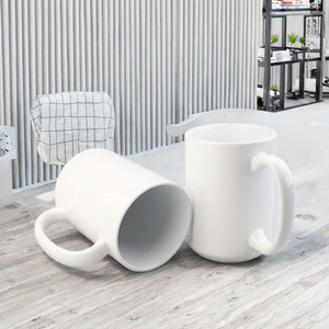 Tazas de Café de Cerámica Blancas Personalizadas al por Mayor, 15 oz, Modernas, para Sublimación, Ecológicas, con Diseños Creativos y Lindos para Graduación y Fiestas - Product Image 3