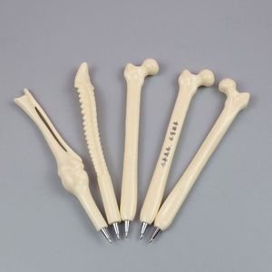 Stylos à bille créatifs en forme de squelette pour étudiants et bureau, stylos à encre bleue fantaisie mignons pour cadeaux d'Halloween - Product Image 2