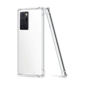 For Galaxy Note 20 Case Clear,HOCAYU Tpu Pc Crystal Clear Acrylic Bumper Case Cover For Samsung Galaxy Note 20 Ultra