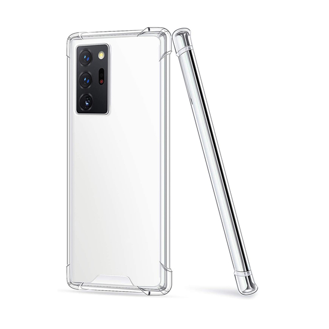 For Galaxy Note 20 Case Clear,Shockproof Tpu Pc Crystal Clear Acrylic Bumper Case Cover for Samsung Galaxy Note 20 Ultra