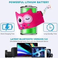 Casque de sommeil Hibou violet, mignon, pour enfants, adolescents, jeunes, garçons, filles, avec pilote dynamique sans fil 5.2, faible latence, voyage, 300 mAh
