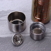 Tasse à infuser en titane pur à isolation sous vide, design moderne et minimaliste, bouteille d'eau portable pour hommes et femmes, coffret cadeau