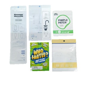 Bolsas de Embalaje Personalizadas con Sellado de Tres Lados, Transparentes, Blancas, con Impresión Digital, Reutilizables, para Calcetines, Mascarillas de Protección Solar, Mangas Protectoras para Brazos - Product Image 4