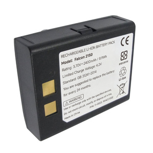Batterie au lithium 3,7 V 2400 mAh pour scanner de codes-barres PSC Datalogic Falcon 2150 4400 4410 4420 5500 11-0023 95ACC1302 - Product Image 3