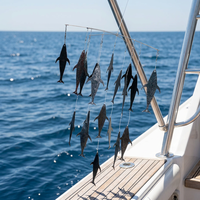 SEEHOO Flaps de pêche pour la pêche en haute mer au trolling de gros gibier, flaps de pêche en eau salée pour la pêche au tombolo