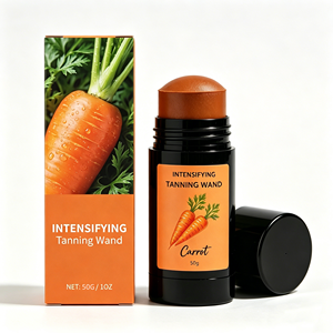 Stick <span class=keywords><strong>autobronzant</strong></span> à la carotte Marque Blanche, applicateur intensif pour un éclat doré profond, baume bronzant, amplificateur de bronzage intense, OEM - Product Image 4