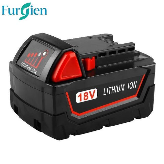 For Milwaukee 18v Lithium Battery M18 Electric Drill Power Tools Milwaukee Rechargeable Battery