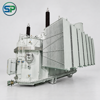 Transformateur de puissance pour usine pétrochimique, transformateur haute tension 50/60Hz 110kV, faible bruit, noyau CRGO, utilisation en réseau chimique