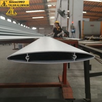 Mocassins en Aluminium personnalisés, 1 pièce, pour fenêtre/porte/toit, Pergola, grande lame d'aluminium