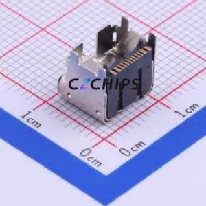 USB-310M-B-SU USB Connector SMD Connector ( Connector Type: Type-C )( Gender: Female )( Mounting Type: Horizontal Mount ) - Product Image 2