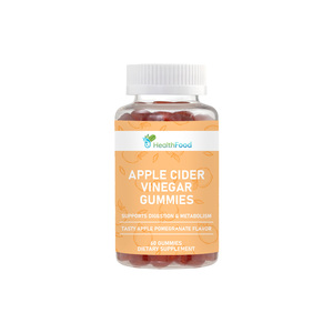 Factory Custom Halal Apple Cider Vinegar Gummies Slimming Gummy Organic <b>Supplement</b> Boost Energy and Vitality Promote Gut Health - Product Image 1