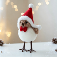 Offre Spéciale : Décoration de Noël – Oiseau en Mousse Rouge Adorable pour Ornements de Fête à Domicile