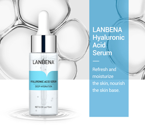 Suero Facial de Ácido Hialurónico LANBENA, Marca Privada, Líquido Antienvejecimiento, Reafirmante, Blanqueador e Hidratante - Product Image 3