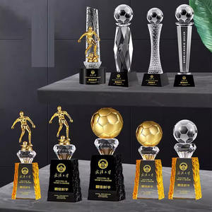 ถ้วยคริสตัลรูปรองเท้าบูตสีทองสั่งทำของที่ระลึกสุดสร้างสรรค์ - Product Image 1