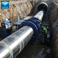 Tuyau HDPE de grand diamètre 450mm-1600mm, haute pression, durable, pour tunnels, égouts et projets d'assainissement intensifs