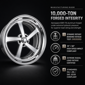 NFY Geschmiedete Räder Monoblock Aluminiumlegierung Chrom Tiefbettfelgen 18-24 Zoll 5x114,3 5x120 für <span class=keywords><strong>Ford</strong></span> Mustang GT Dodge Challenger SS - Product Image 5