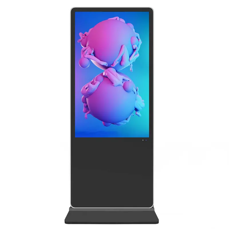 En çok satan akıllı Kiosk dikey LCD reklam ekranı interaktif Panel dijital tabela Totem zemin ayakta dokunmatik ekran