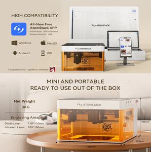 ATOMSTACK P1高精度自動レーザーマーキングマシンジュエリー、リング、ゴールドメタル & クレジットカード - Product Image 4