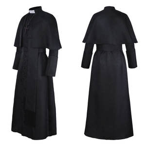 Disfraz Medieval Vintage <span class=keywords><strong>de</strong></span> Sacerdote para Hombre, Traje <span class=keywords><strong>de</strong></span> <span class=keywords><strong>Papa</strong></span>, Pastor, Cosplay, Disfraces <span class=keywords><strong>de</strong></span> Halloween para Adultos - Product Image 6