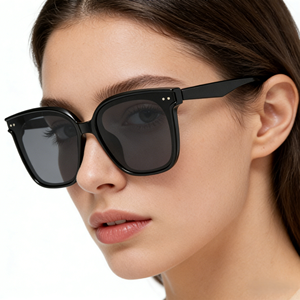 แว่นกันแดดทรงสี่เหลี่ยมคลาสสิกแบบเต็มกรอบ โพลาไรซ์ สไตล์เรโทร วินเทจ คุณภาพพรีเมียม ราคาโรงงาน ป้องกันแสงแดด - Product Image 2