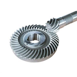 Cnc de alta calidad profesional Oem Grinded Spiral Bevel Gear Engranajes cónicos hipoides - Product Image 1