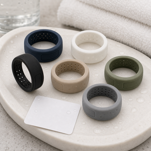 Coque de protection en silicone pour Oura Ring 5/4 Galaxy Ring RingConn Ultrahuman, étanche, lavable, antidérapante et texturée. - Product Image 4