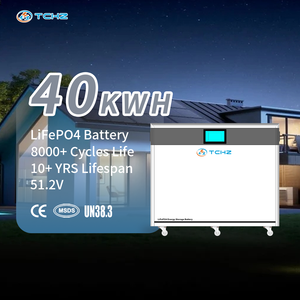 Fabrik OEM ODM 51,2V 800Ah 40KWH Stapelbare LiFePO4 Batterie mit WLAN, BT, RS485/CAN/<span class=keywords><strong>RS232</strong></span> für Heim, Elektrofahrzeuge und Energiespeicher - Product Image 1