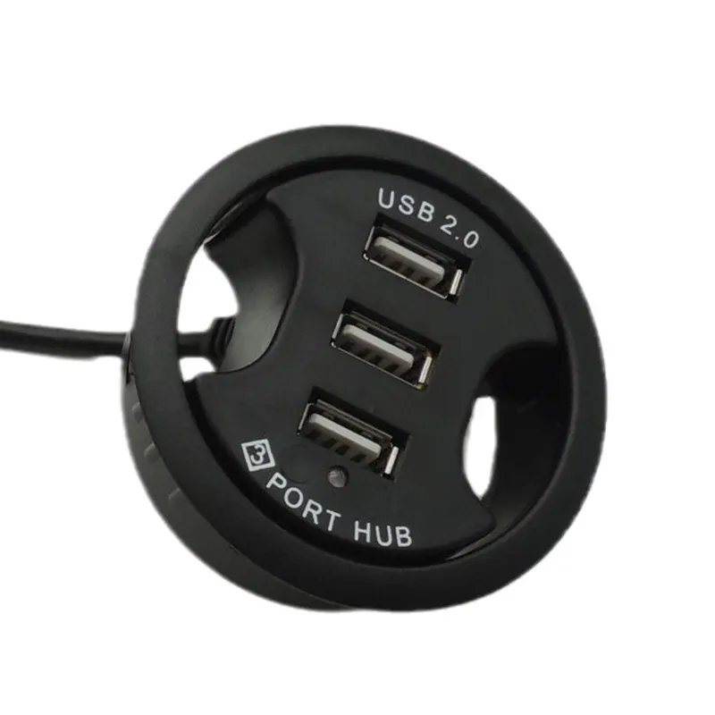 Separado 1,5 m cable ojal escritorio USB 2,0 Hub tipo C