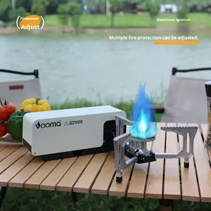 <span class=keywords><strong>Barbecue</strong></span> portable à <span class=keywords><strong>gaz</strong></span> butane intégré pliable coupe-vent pour <span class=keywords><strong>camping</strong></span>, mini-réchaud de voiture, vente chaude 2026 - Product Image 5