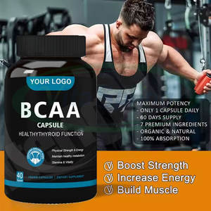 VitaSpring Marque privée OEM Sport <span class=keywords><strong>Bcaa</strong></span> Complément énergétique Acides aminés végétaliens Capsules <span class=keywords><strong>BCAA</strong></span> - Product Image 2