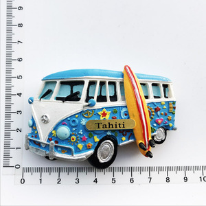 Français Tahiti Touriste Souvenir Résine Peint Artisanat Force Magnétique Réfrigérateur Réfrigérateur Aimants Décoration de La Maison - Product Image 6